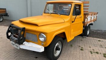 Ford F75 carroceria de madeira 1975